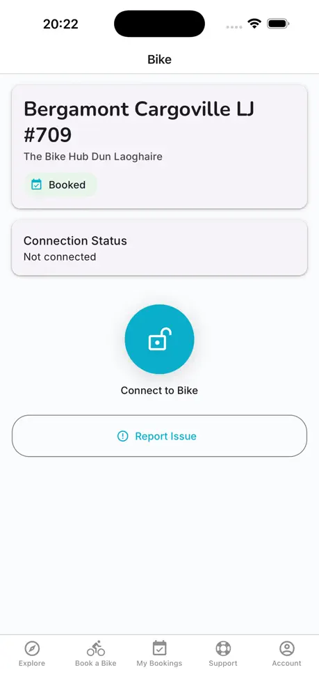 Bluetooth unlock screen